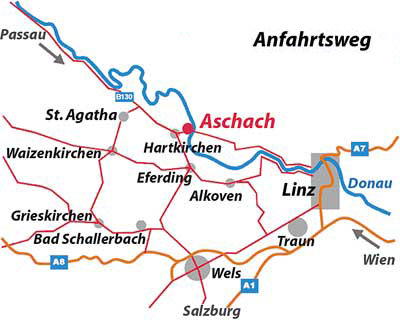 Anfahrtsplan Aschach